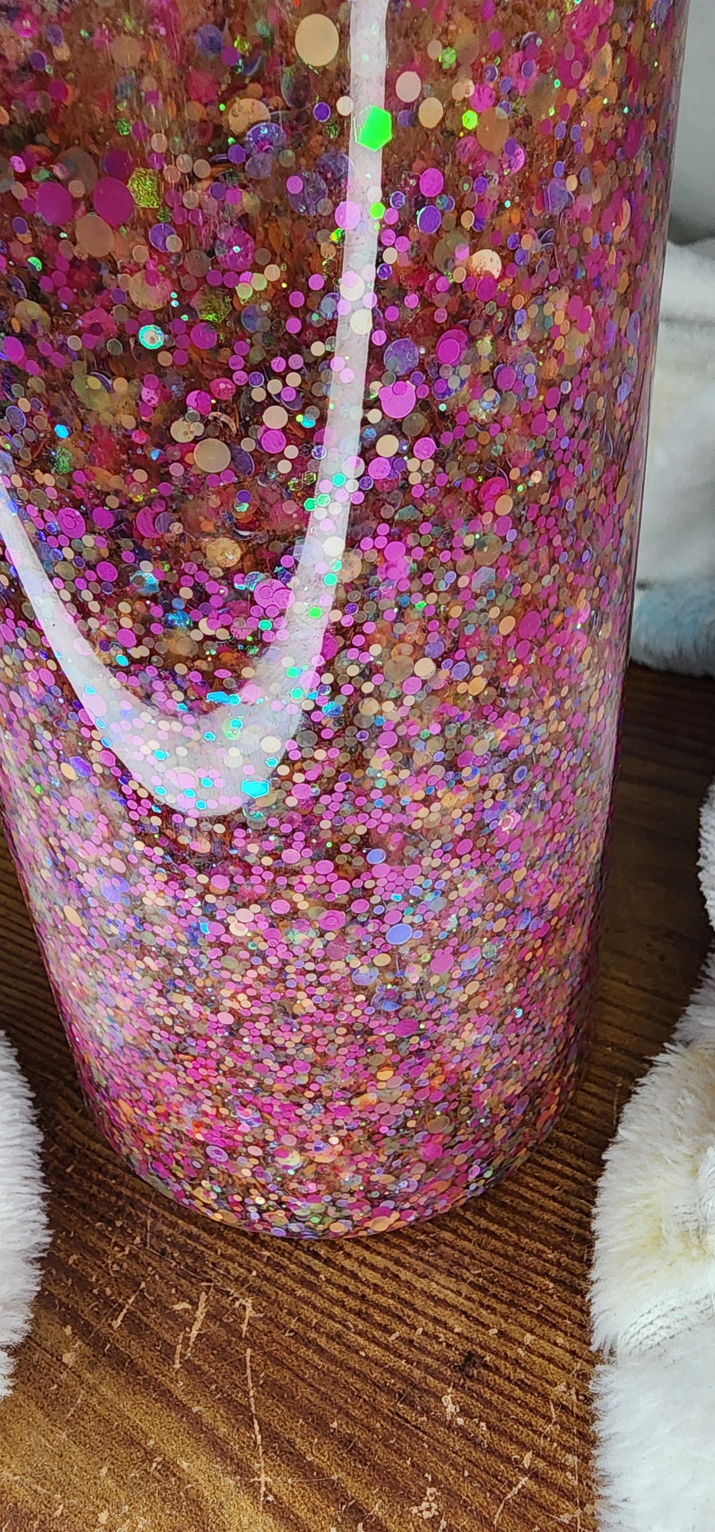32oz Snowglobe Water Bottle