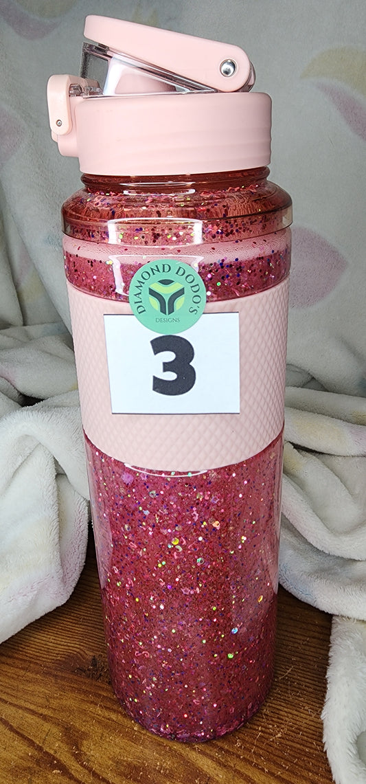 32oz Snowglobe Water Bottle
