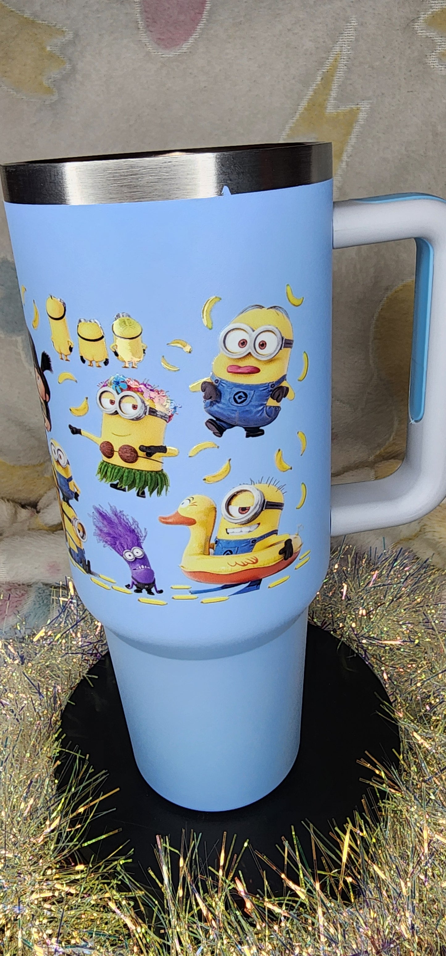 40oz Stainless Steel Handle Tumbler
