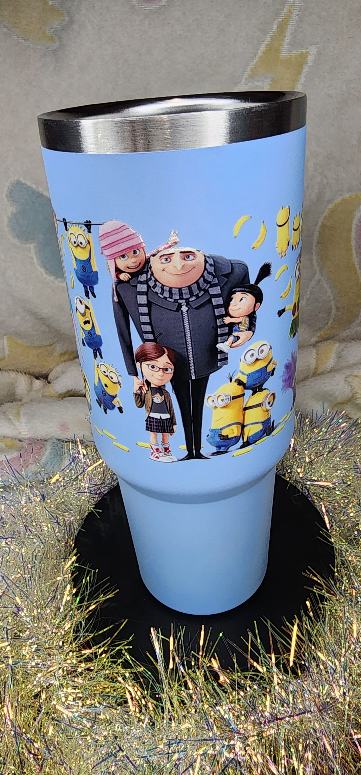 40oz Stainless Steel Handle Tumbler