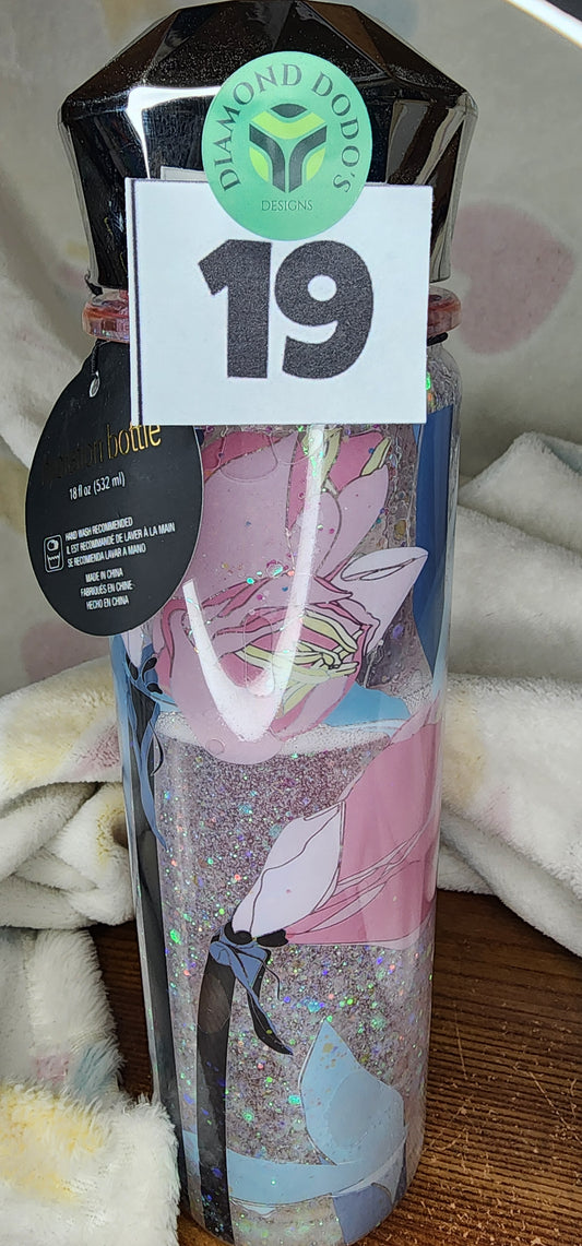 18oz Snowglobe Water Bottle