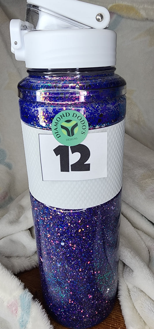 32oz Snowglobe Water Bottle