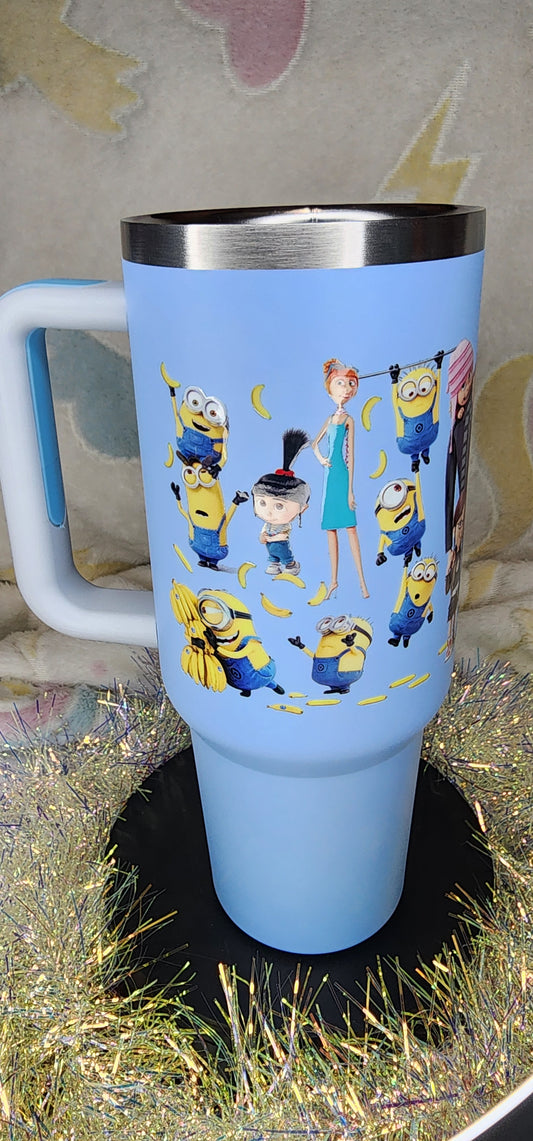 40oz Stainless Steel Handle Tumbler