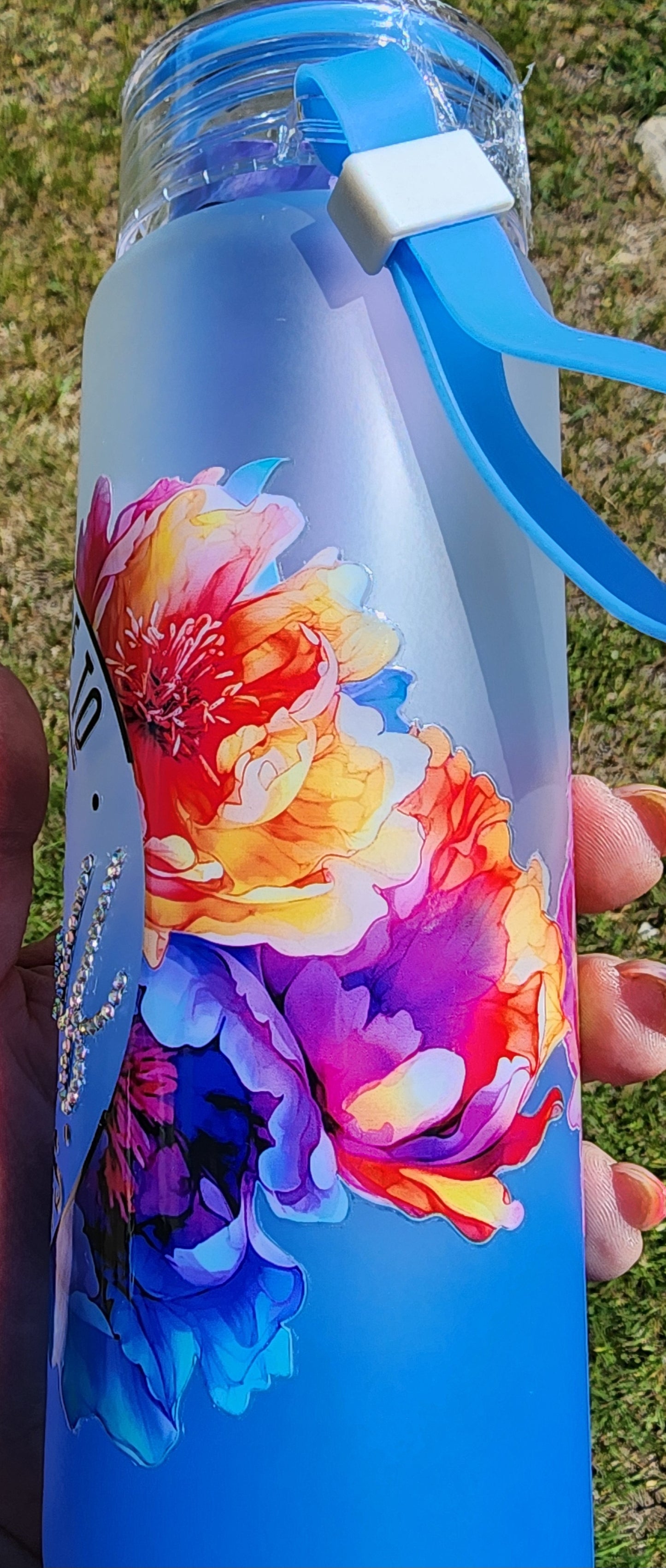 17oz Ombre Glass Tumbler