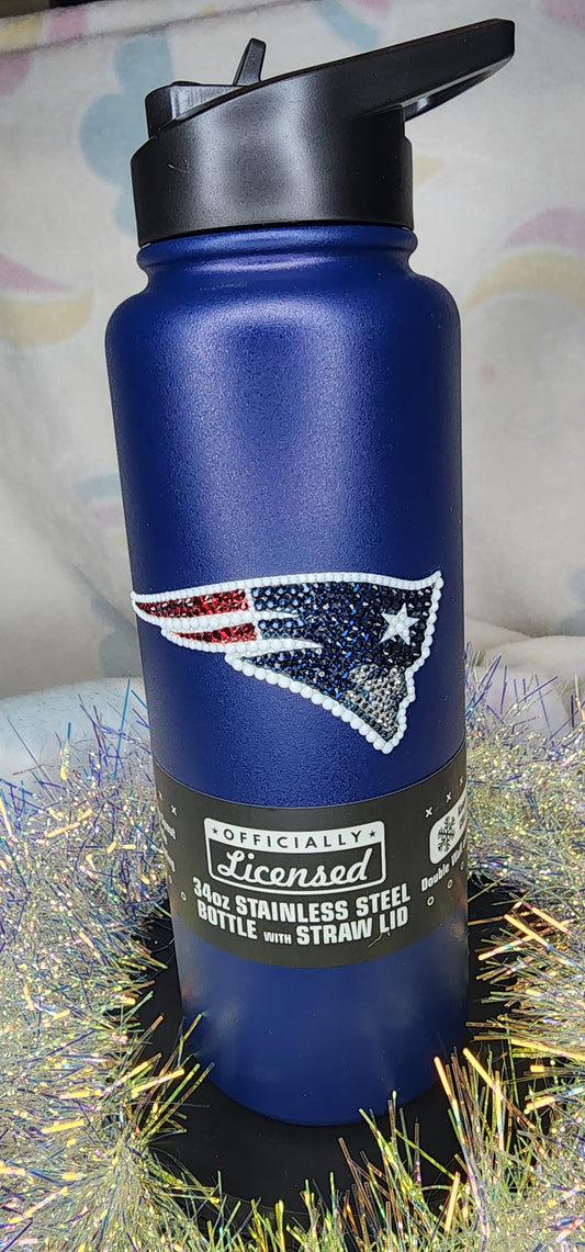 32oz Stainless Steel Bottle w/straw lid