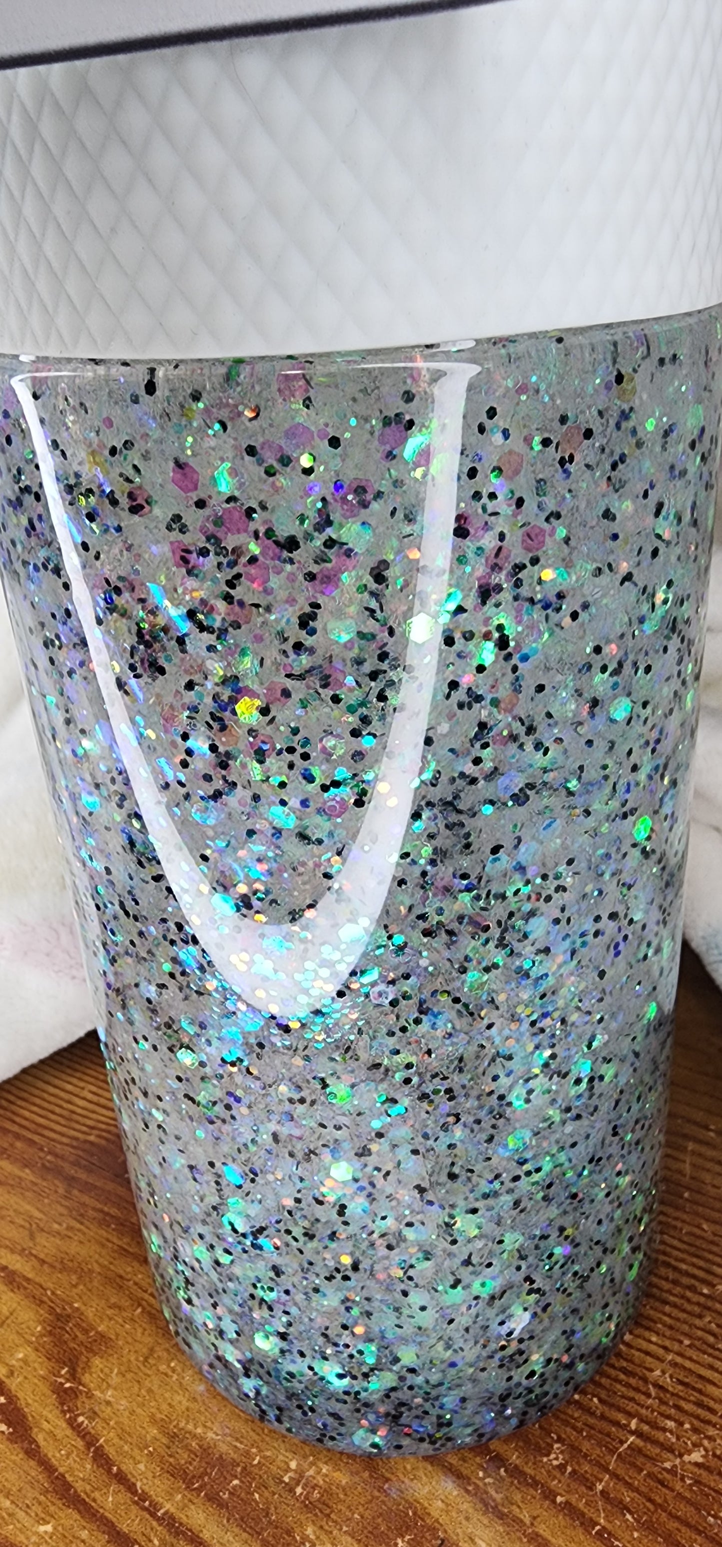 32oz Snowglobe Water Bottle