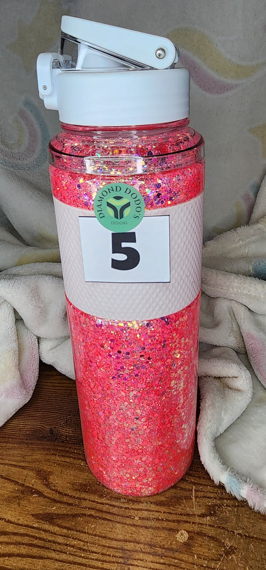 32oz Snowglobe Water Bottle