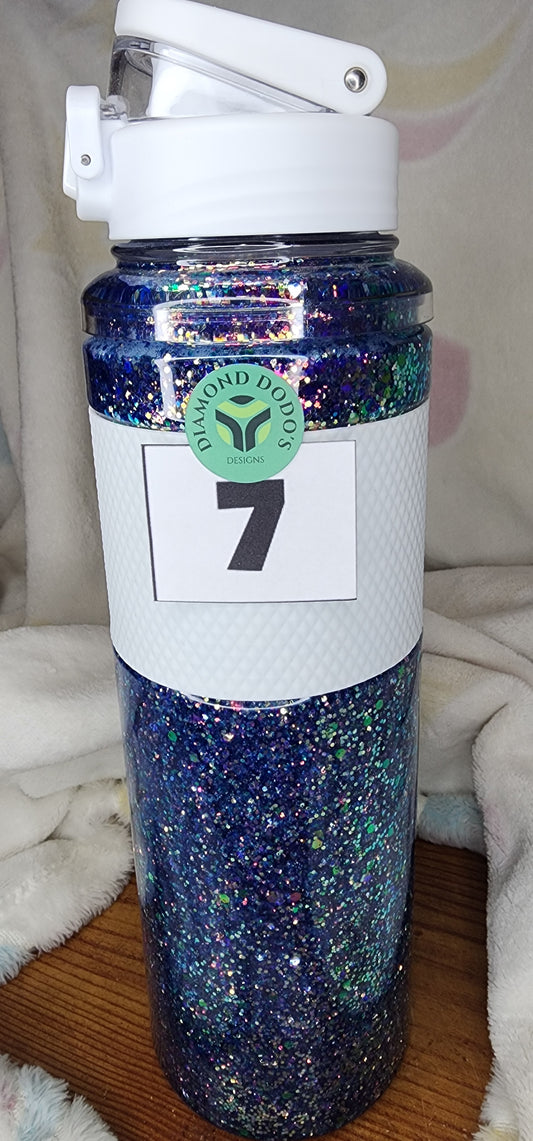 32oz Snowglobe Water Bottle